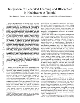 Integration of Federated Learning and Blockchain in Healthcare: A
  Tutorial