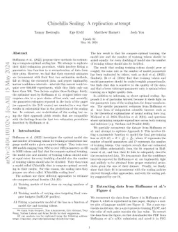 Chinchilla Scaling: A replication attempt