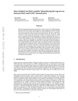 ClashEval: Quantifying the tug-of-war between an LLM's internal prior and external evidence