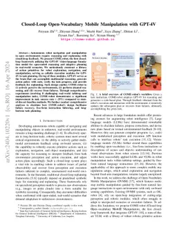 Closed-Loop Open-Vocabulary Mobile Manipulation with GPT-4V