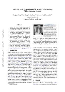 Med-MoE: Mixture of Domain-Specific Experts for Lightweight Medical
  Vision-Language Models
