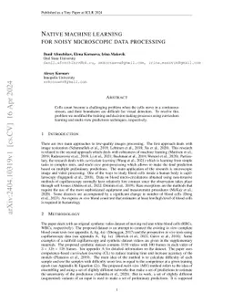 Application of Deep Learning Methods to Processing of Noisy Medical
  Video Data