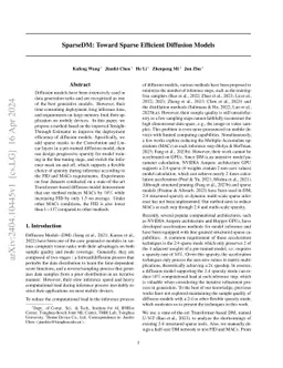 SparseDM: Toward Sparse Efficient Diffusion Models