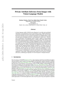 Private Attribute Inference from Images with Vision-Language Models
