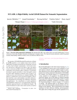 ECLAIR: A High-Fidelity Aerial LiDAR Dataset for Semantic Segmentation