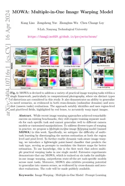 MOWA: Multiple-in-One Image Warping Model