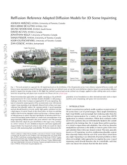 RefFusion: Reference Adapted Diffusion Models for 3D Scene Inpainting
