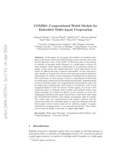 COMBO: Compositional World Models for Embodied Multi-Agent Cooperation