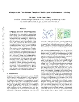 Group-Aware Coordination Graph for Multi-Agent Reinforcement Learning