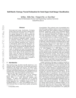 InfoMatch: Entropy Neural Estimation for Semi-Supervised Image
  Classification