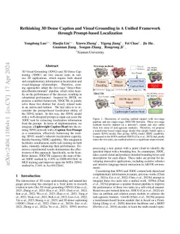 Rethinking 3D Dense Caption and Visual Grounding in A Unified Framework
  through Prompt-based Localization