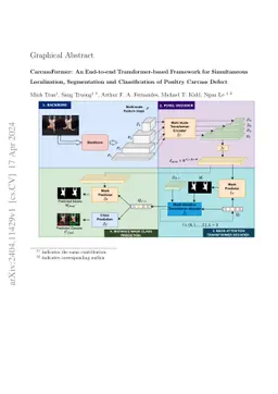 CarcassFormer: An End-to-end Transformer-based Framework for
  Simultaneous Localization, Segmentation and Classification of Poultry Carcass
  Defect