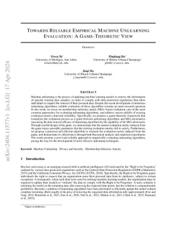 A Reliable Cryptographic Framework for Empirical Machine Unlearning Evaluation