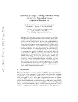 IntrinsicAnything: Learning Diffusion Priors for Inverse Rendering Under
  Unknown Illumination