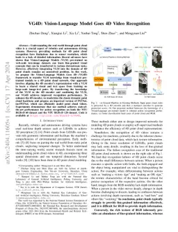 VG4D: Vision-Language Model Goes 4D Video Recognition