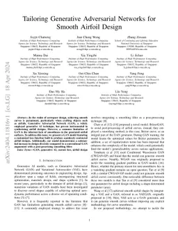 Tailoring Generative Adversarial Networks for Smooth Airfoil Design