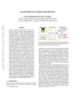 Trusted Multi-view Learning under Noisy Supervision