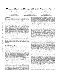P-NAL: an Effective and Interpretable Entity Alignment Method