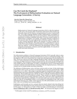 A Survey of Automatic Hallucination Evaluation on Natural Language Generation