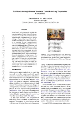 Resilience through Scene Context in Visual Referring Expression
  Generation