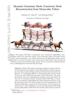 Dynamic Gaussians Mesh: Consistent Mesh Reconstruction from Dynamic Scenes