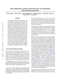 Data Authenticity, Consent, & Provenance for AI are all broken: what
  will it take to fix them?