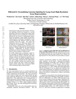 EfficientGS: Streamlining Gaussian Splatting for Large-Scale
  High-Resolution Scene Representation