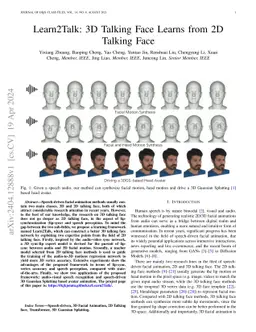 Learn2Talk: 3D Talking Face Learns from 2D Talking Face