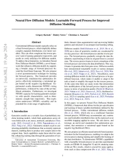Neural Flow Diffusion Models: Learnable Forward Process for Improved Diffusion Modelling