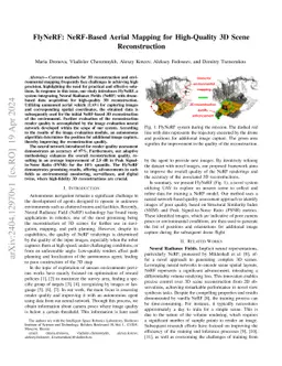 FlyNeRF: NeRF-Based Aerial Mapping for High-Quality 3D Scene
  Reconstruction