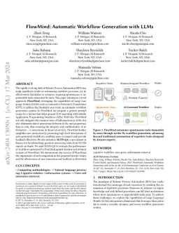FlowMind: Automatic Workflow Generation with LLMs