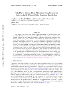 TrialDura: Hierarchical Attention Transformer for Interpretable Clinical
  Trial Duration Prediction