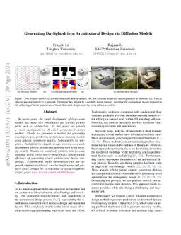Generating Daylight-driven Architectural Design via Diffusion Models