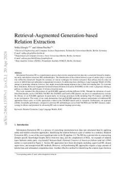 Retrieval-Augmented Generation-based Relation Extraction
