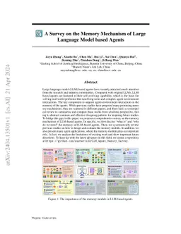 A Survey on the Memory Mechanism of Large Language Model based Agents