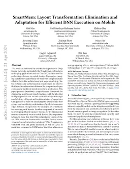 SmartMem: Layout Transformation Elimination and Adaptation for Efficient
  DNN Execution on Mobile