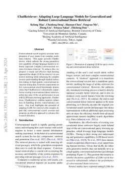ChatRetriever: Adapting Large Language Models for Generalized and Robust
  Conversational Dense Retrieval