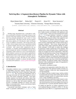 Turb-Seg-Res: A Segment-then-Restore Pipeline for Dynamic Videos with
  Atmospheric Turbulence