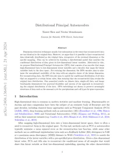 Distributional Principal Autoencoders