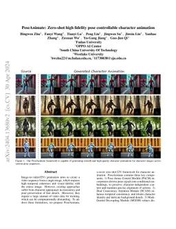 Zero-shot High-fidelity and Pose-controllable Character Animation