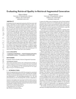 Evaluating Retrieval Quality in Retrieval-Augmented Generation