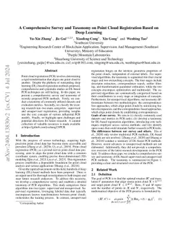 Deep Learning-Based Point Cloud Registration: A Comprehensive Survey and Taxonomy