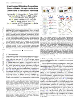 Unveiling and Mitigating Generalized Biases of DNNs through the
  Intrinsic Dimensions of Perceptual Manifolds