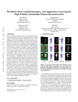 PGAHum: Prior-Guided Geometry and Appearance Learning for High-Fidelity
  Animatable Human Reconstruction