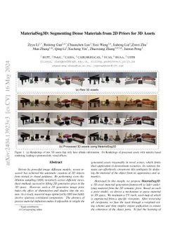 MaterialSeg3D: Segmenting Dense Materials from 2D Priors for 3D Assets