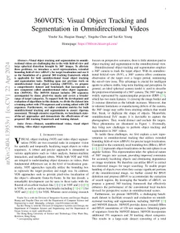 360VOTS: Visual Object Tracking and Segmentation in Omnidirectional Videos