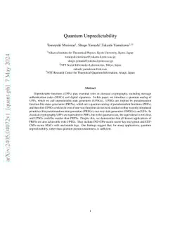 Quantum Unpredictability