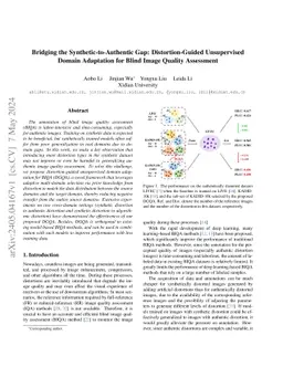 Bridging the Synthetic-to-Authentic Gap: Distortion-Guided Unsupervised
  Domain Adaptation for Blind Image Quality Assessment