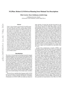 NL2Plan: Robust LLM-Driven Planning from Minimal Text Descriptions