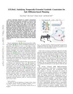 LTLDoG: Satisfying Temporally-Extended Symbolic Constraints for Safe
  Diffusion-based Planning